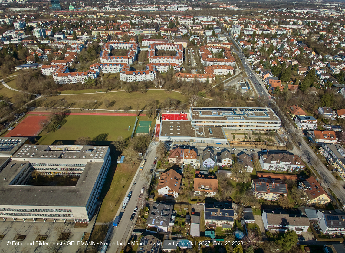 20.02.2023 -  der verschwundene Hachinger Bach in Neuperlach und Berg am Laim